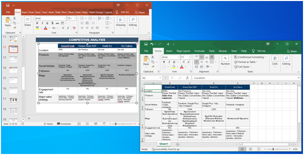 convert powerpoint presentation to excel